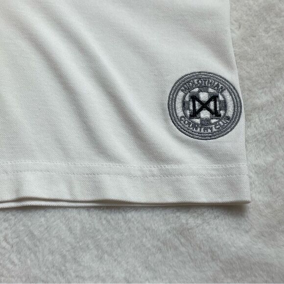 Travis Mathew White and Gray Polo Shirt Size XL - Picture 8 of 11